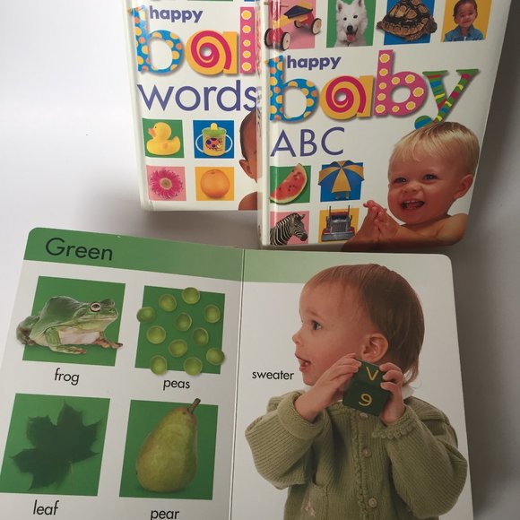 Happy Baby Set of 3 Books: Colors /ABC /Words - Picture 5 of 12